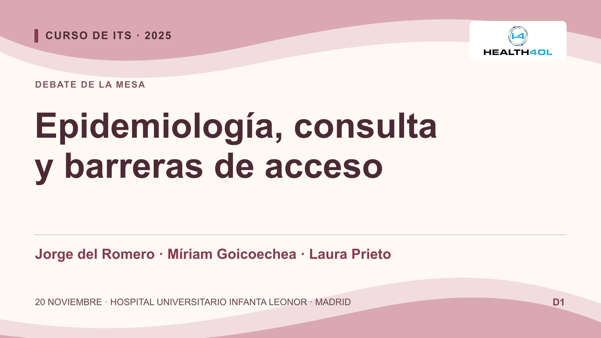 Debate: epidemiología, consulta y barreras de acceso