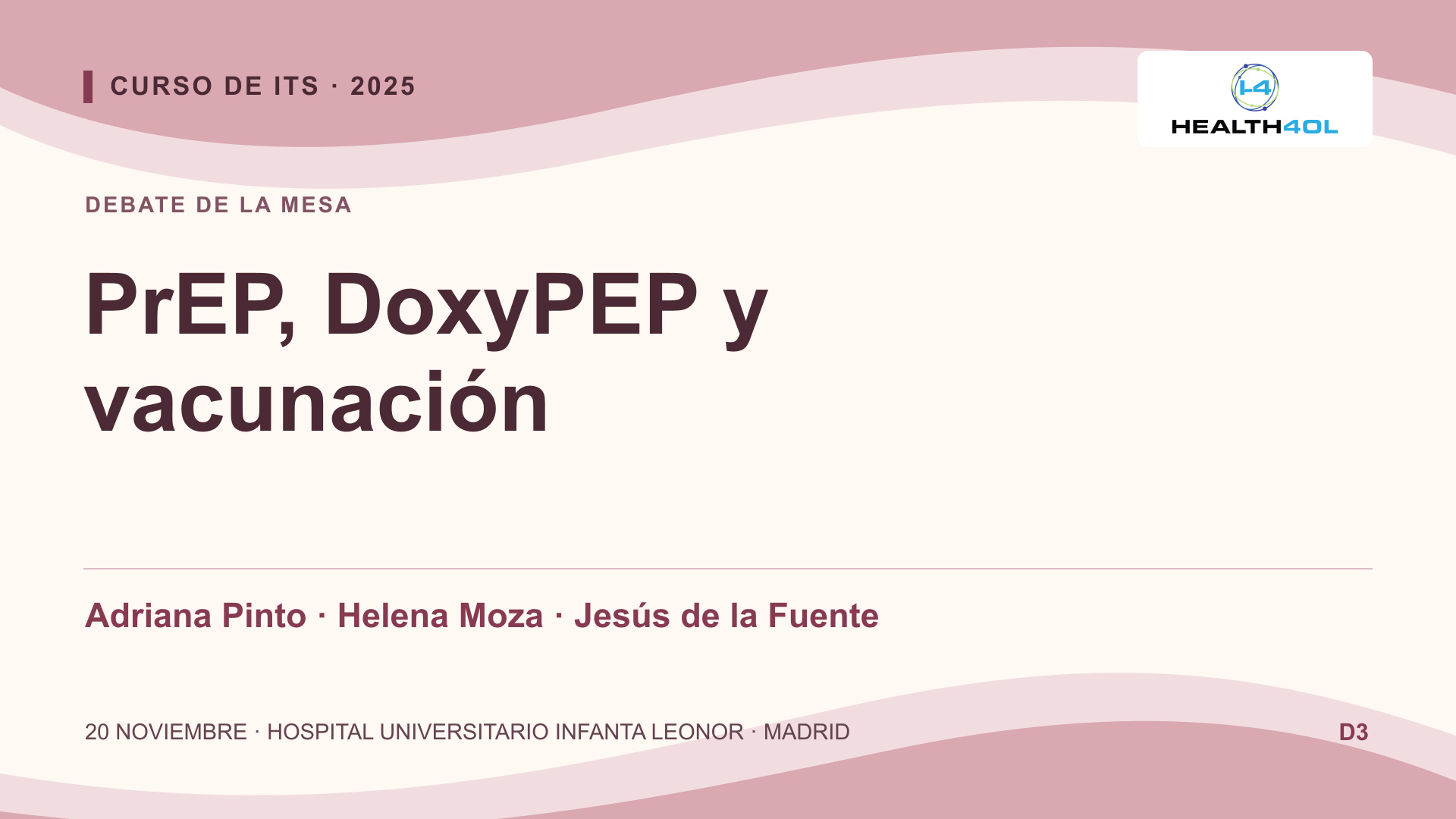Debate: PrEP, DoxyPEP y vacunación